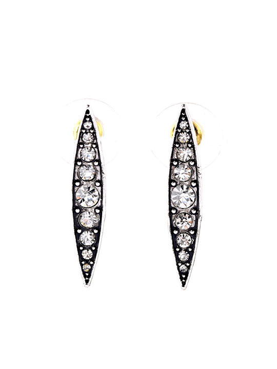 drop crystal earrings