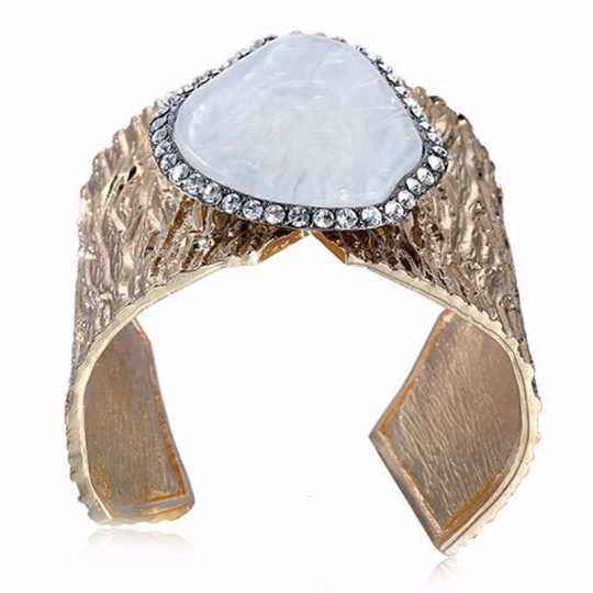 Aqueous Stone Cuff Bracelet 4