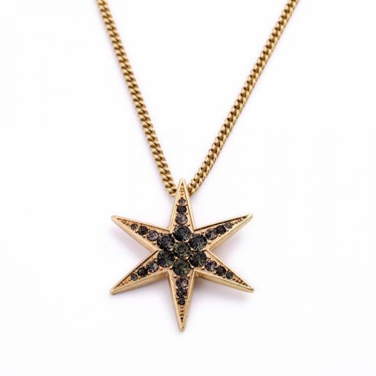 Black Star Pendant Necklace 3