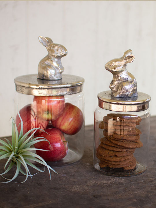bunny jars