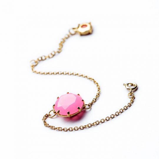 Candy Pink Stone Bracelet 4