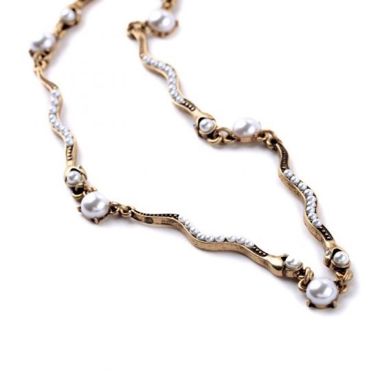 Pearl Clarity Collar Necklace 2