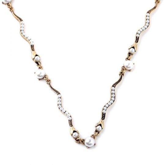 Pearl Clarity Collar Necklace 4