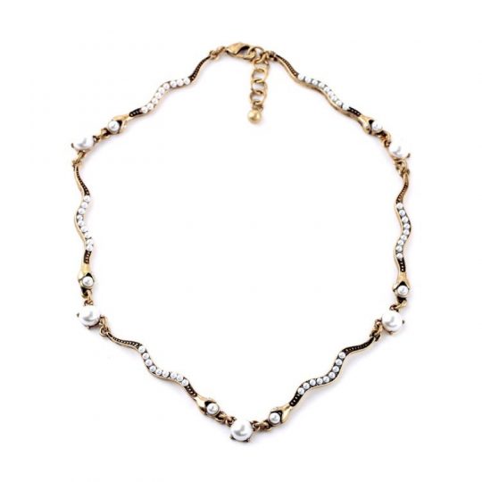 Pearl Clarity Collar Necklace
