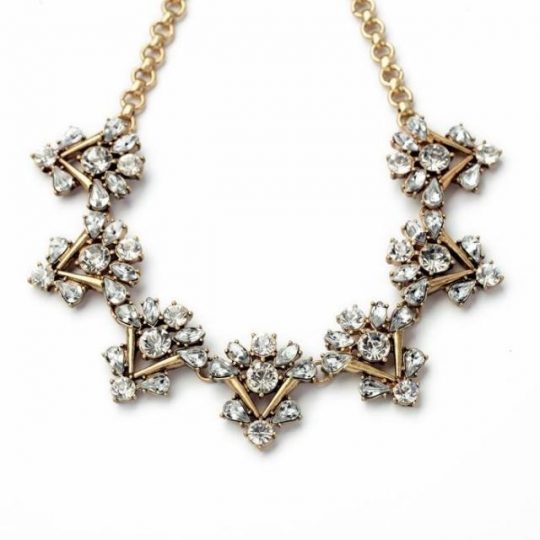 Reflect Triangle Crystal Necklace 2
