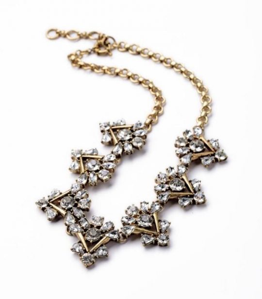 Reflect Triangle Crystal Necklace 7