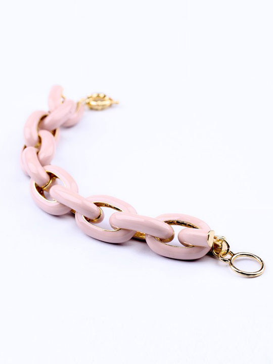 Enamel Chain Link Bracelet - Hello Supply Modern Jewelry