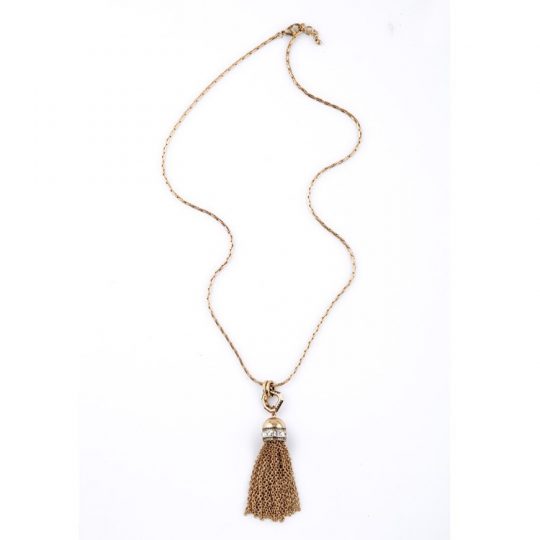 Dome Tassel necklace 3