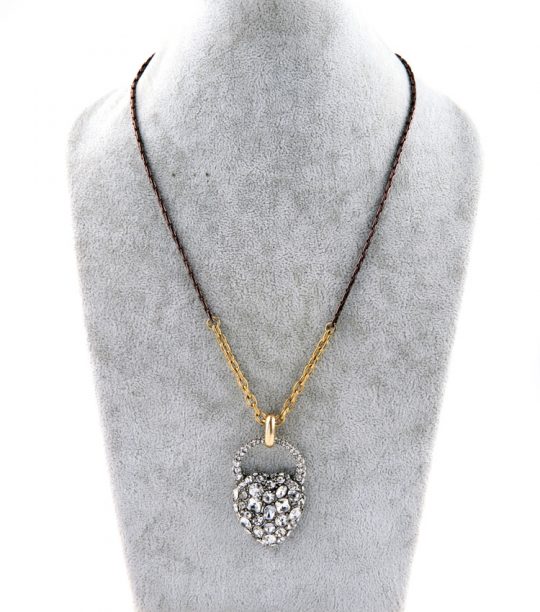 crystal heart pendant necklace 5