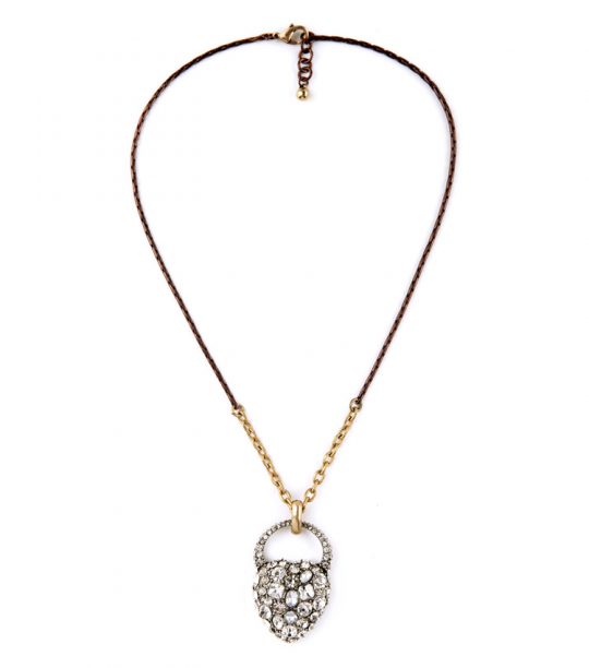 crystal heart pendant necklace