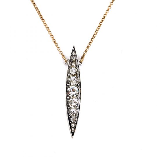 tribute drop crystal pendant necklace 3