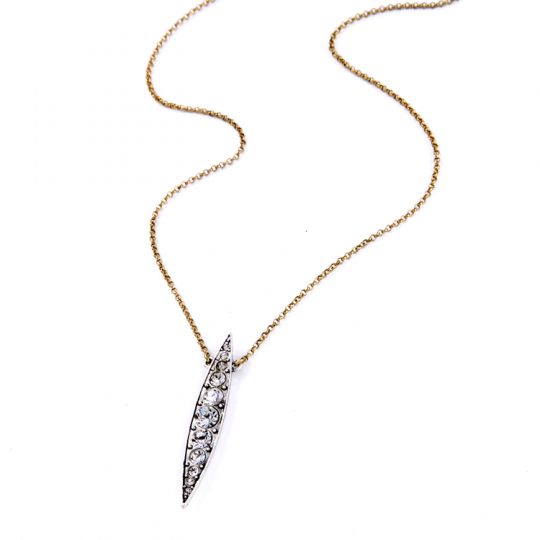 tribute drop crystal pendant necklace 4