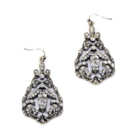 Vanity Crystal Statement Earrings 3