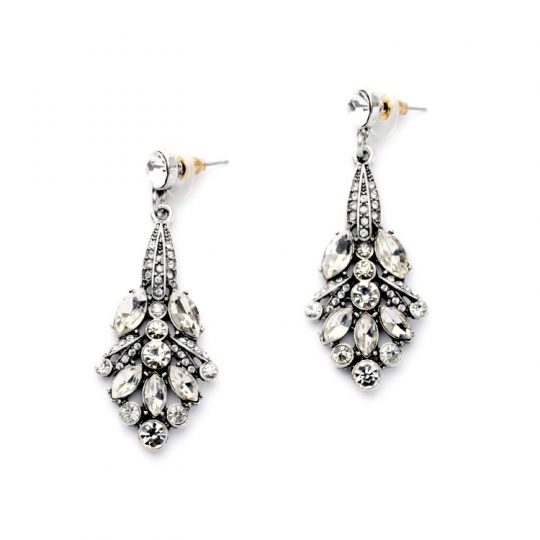 delfin crystal chandelier earrings