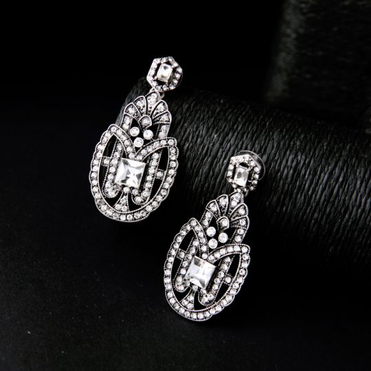 nouveau crystal statement earrings 4