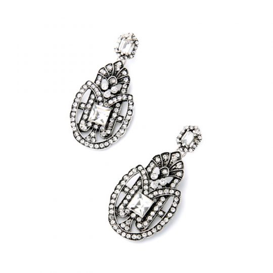 nouveau crystal statement earrings 7