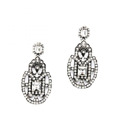 nouveau crystal statement earrings 8