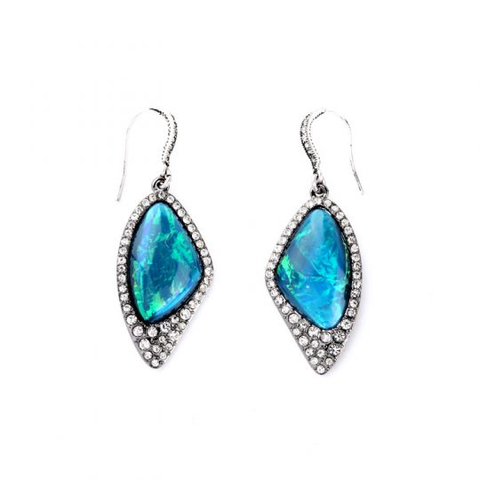 resort iridescent statement earrings