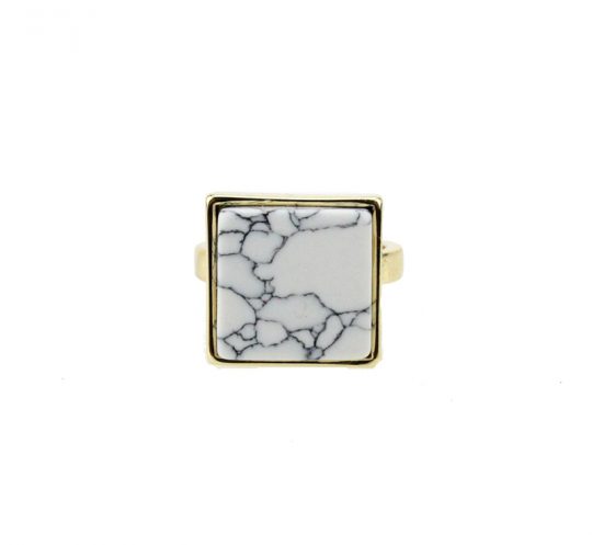 Marble Square Ring 4