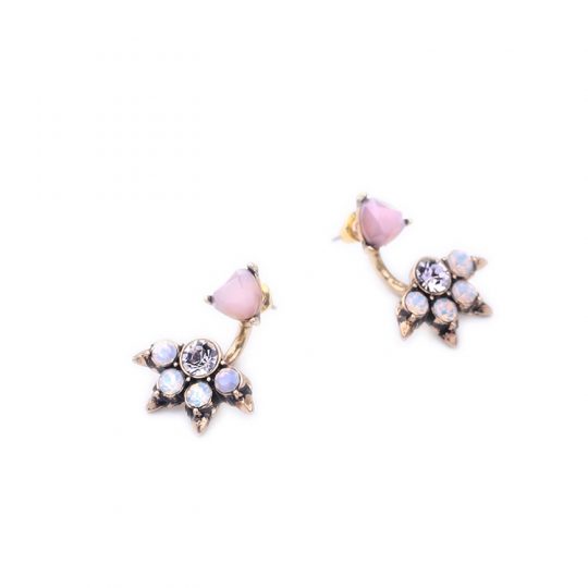 blush crystal jacket earrings 2