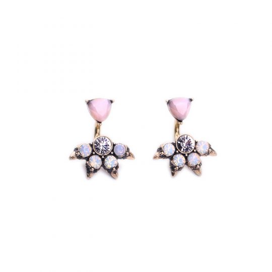 blush crystal jacket earrings 3