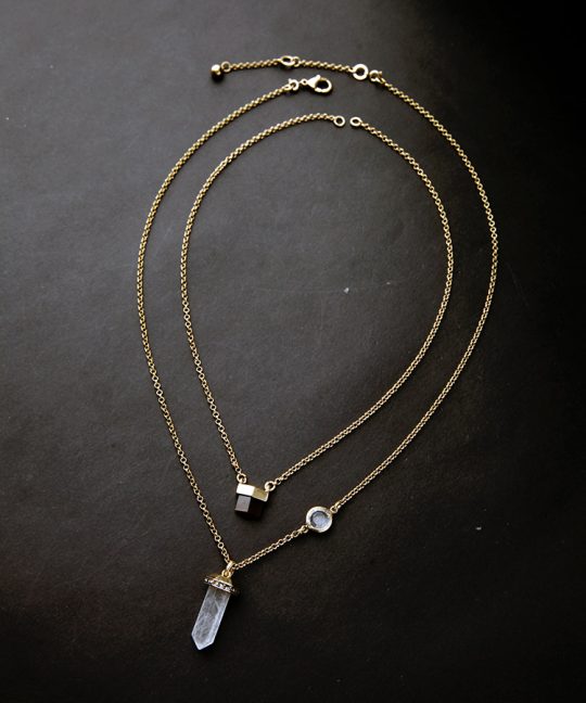 element natural stone necklace 1