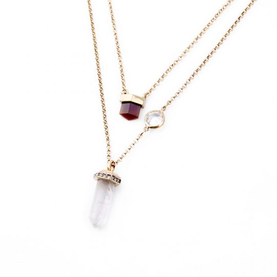 element natural stone necklace 6