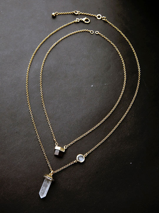 stone pendant necklace