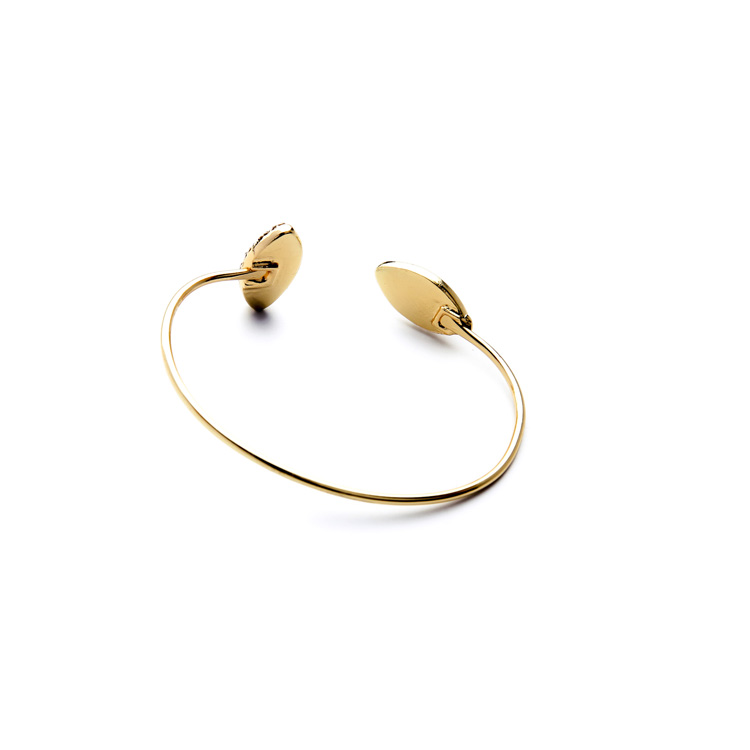 Opal Edge Open Bracelet - Hello Supply Modern Jewelry