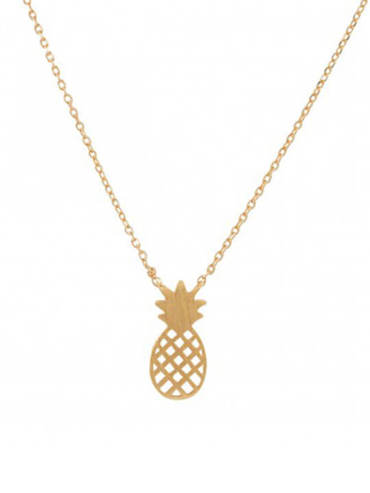 gold pineapple necklace
