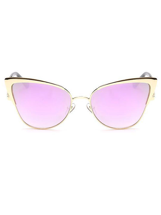 cat eye mirror sunglasses
