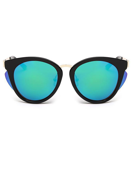 green mirror sunglasses