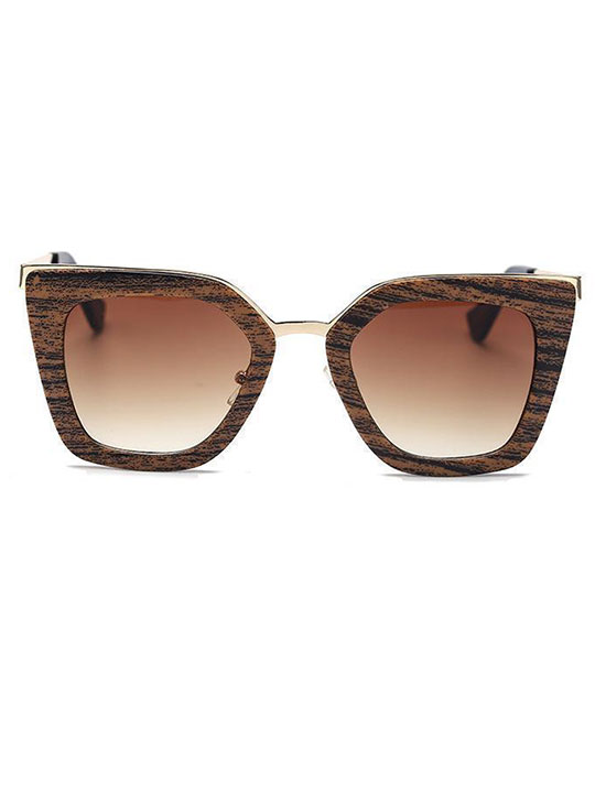 walnut wood sunglasses