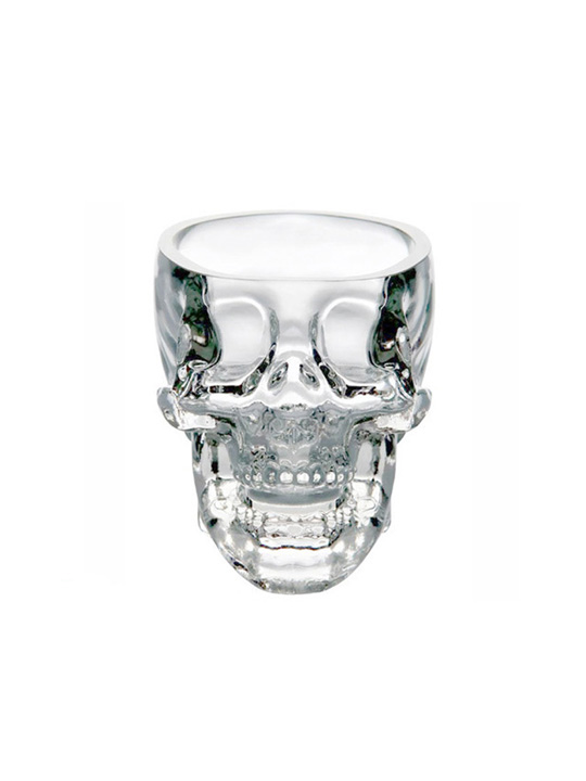 skull glass