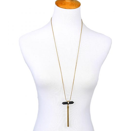 black-geode-stone-tassel-necklace-2