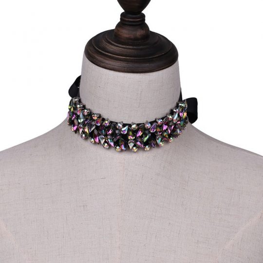 crystal-multicolor-ribbon-choker-necklace-3