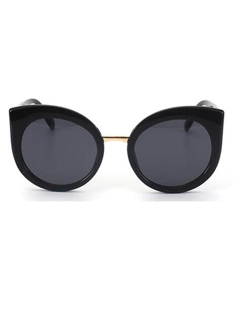 palm springs black cat eye sunglasses