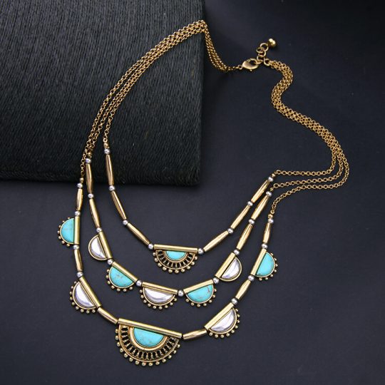 pearl-turquoise-3-chain-statement-necklace-7
