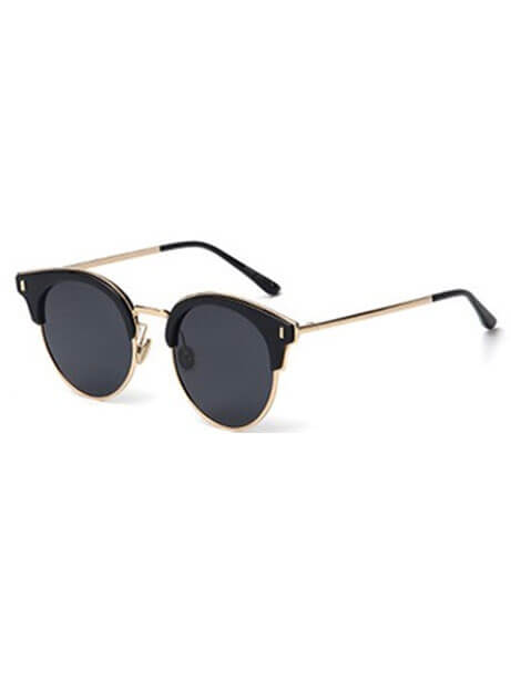 fashion miami beach black gold sunglasses
