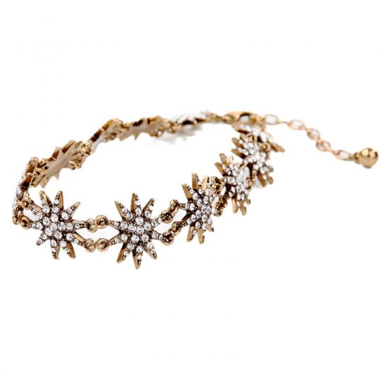 crystal star choker necklace 3