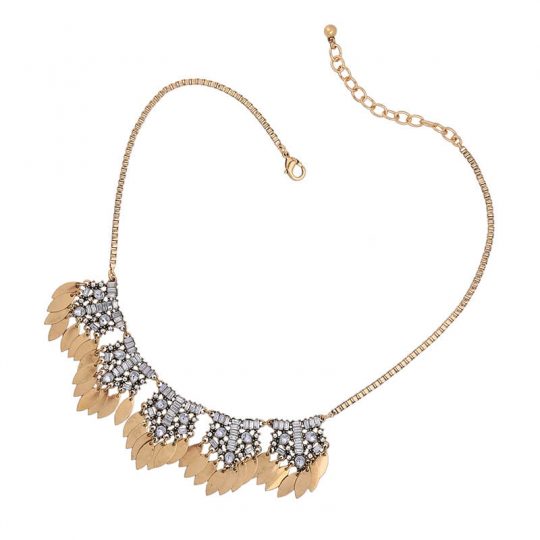petal crystal statement necklace 4