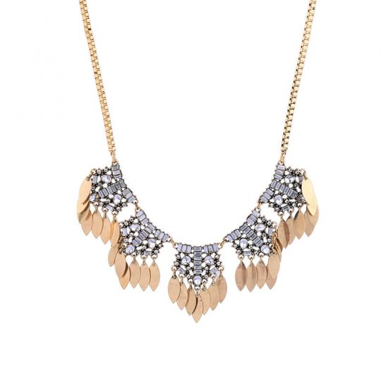petal crystal statement necklace 6