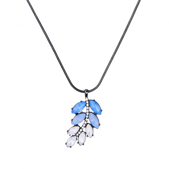 Blue-Iridescent-Leaf-Pendant-Necklace-1