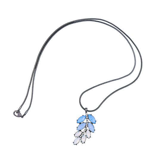 Blue-Iridescent-Leaf-Pendant-Necklace-4