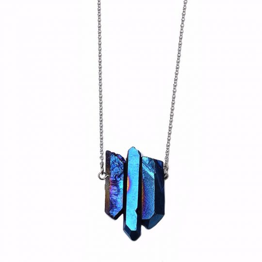 Blue-Druzy-Natural-Stone-Pendant-Necklace