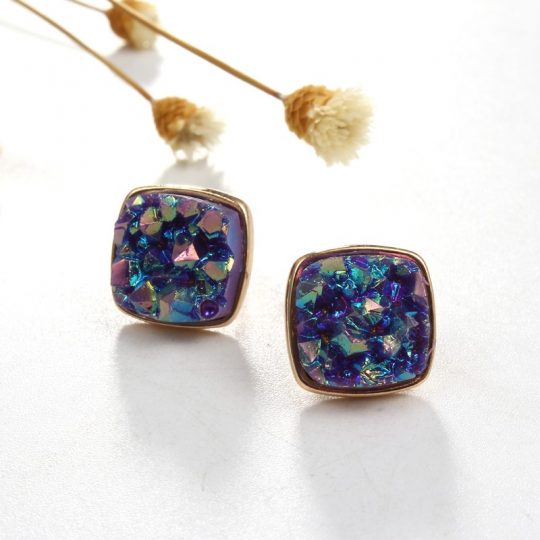 Geode-Square-Stud-Earring-Multicolor01