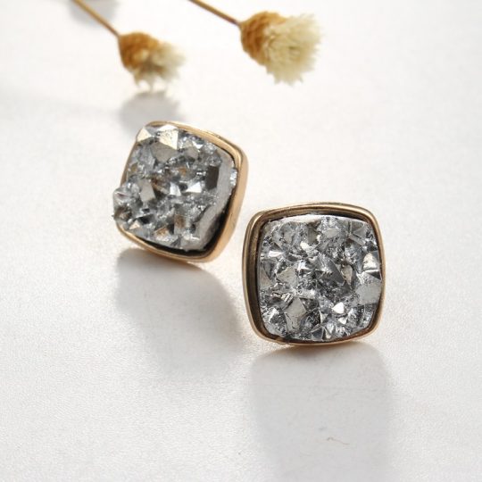 Geode-Square-Stud-Earring-Silver02
